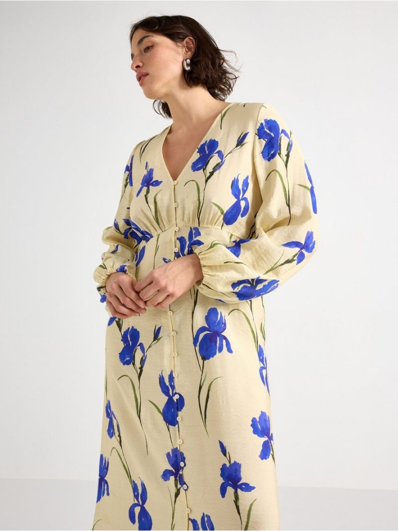 Patterned midi dress - 3010524-9427