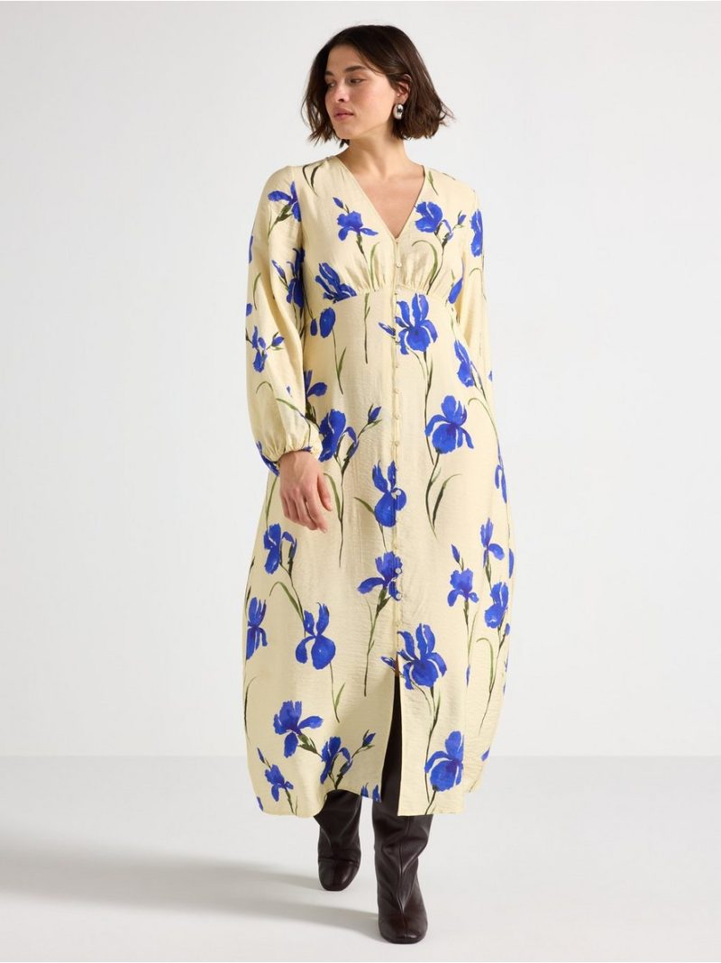 Patterned midi dress - 3010524-9427