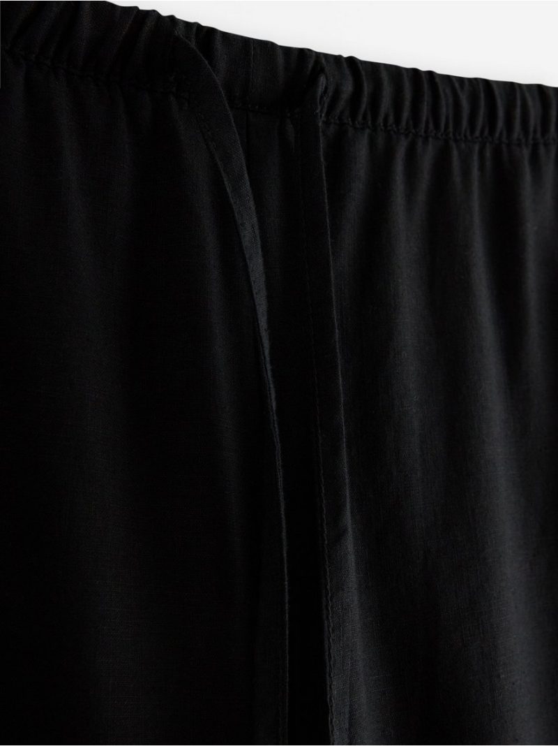 Wide trousers in linen blend - 3010539-80
