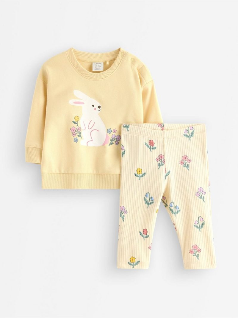 Set - sweatshirt and leggings - 3010540-9830
