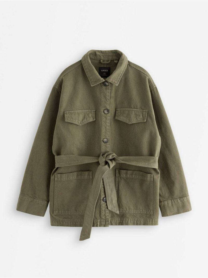 Jacket in cotton twill - 3010559-6745