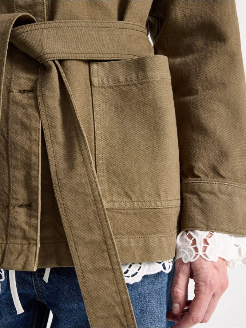 Jacket in cotton twill - 3010559-6745