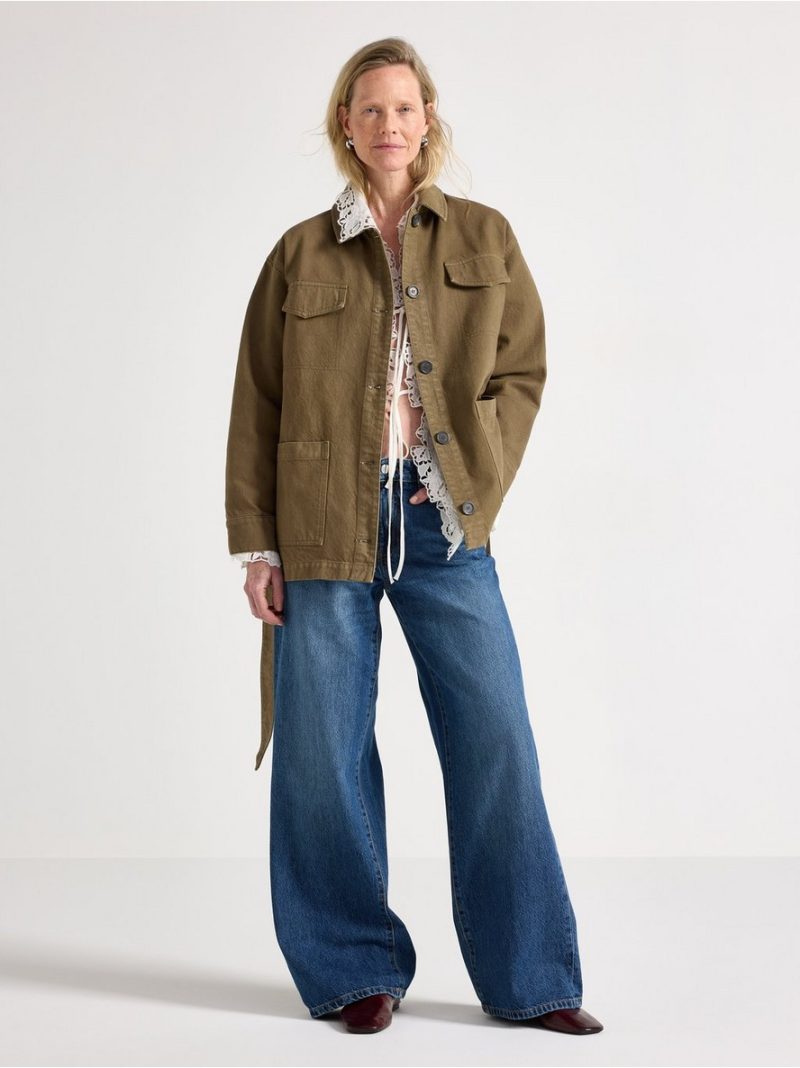 Jacket in cotton twill - 3010559-6745