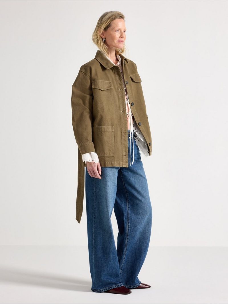 Jacket in cotton twill - 3010559-6745