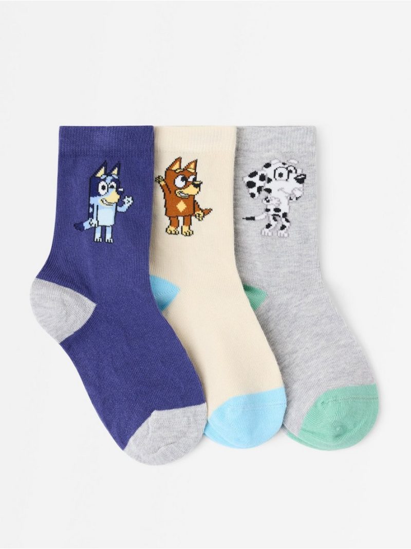 3-pack Bluey socks - 3010704-4524
