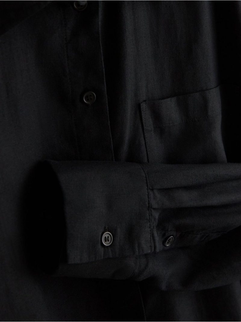 Shirt in linen blend - 3010721-80