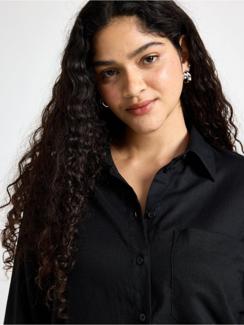 Shirt in linen blend - 3010721-80