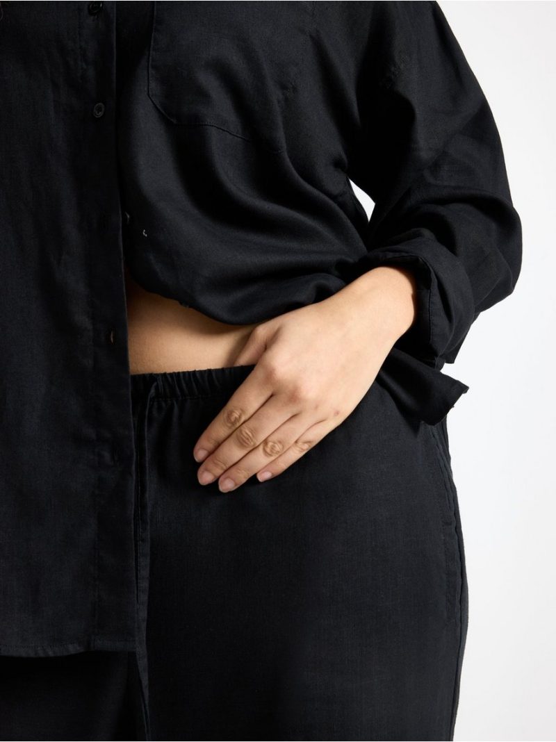 Shirt in linen blend - 3010721-80