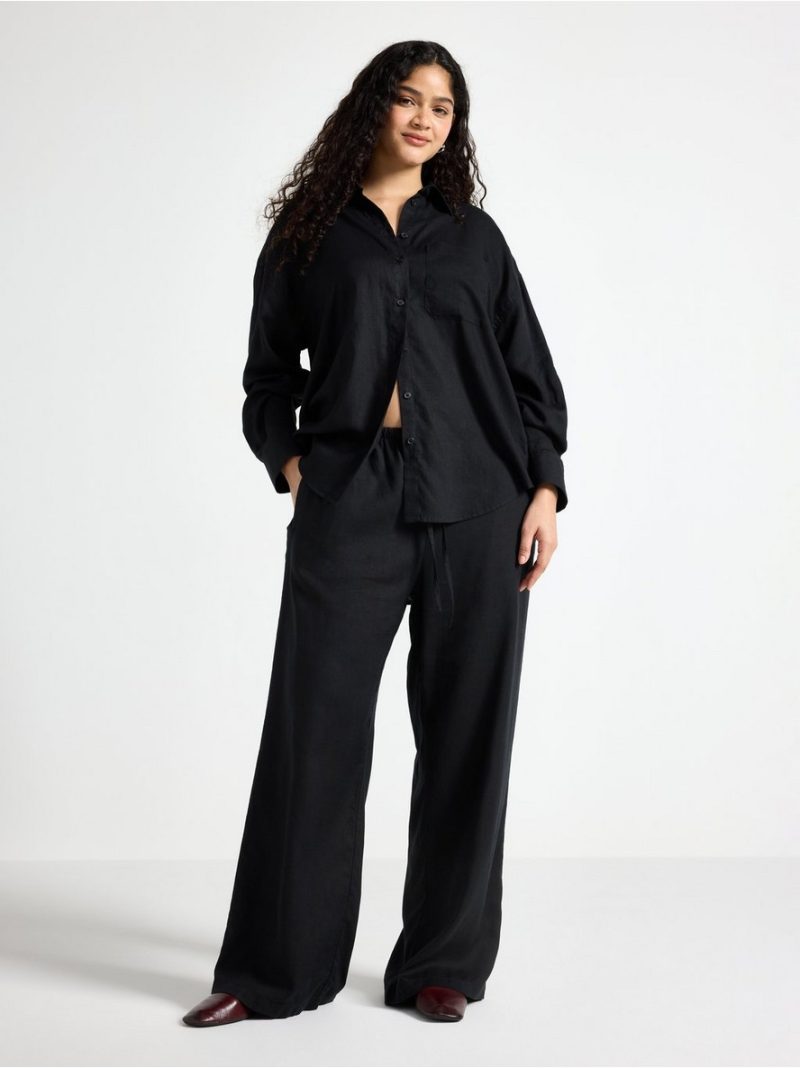 Shirt in linen blend - 3010721-80