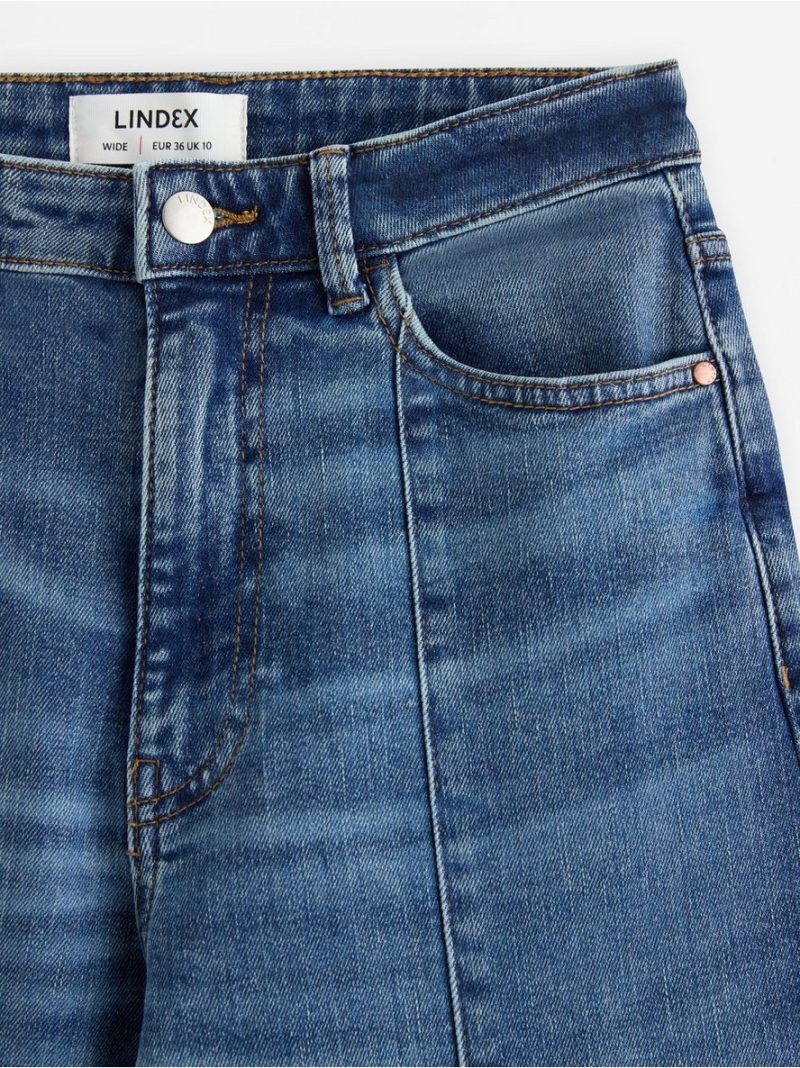 Wide jeans with high waist - 3010732-790