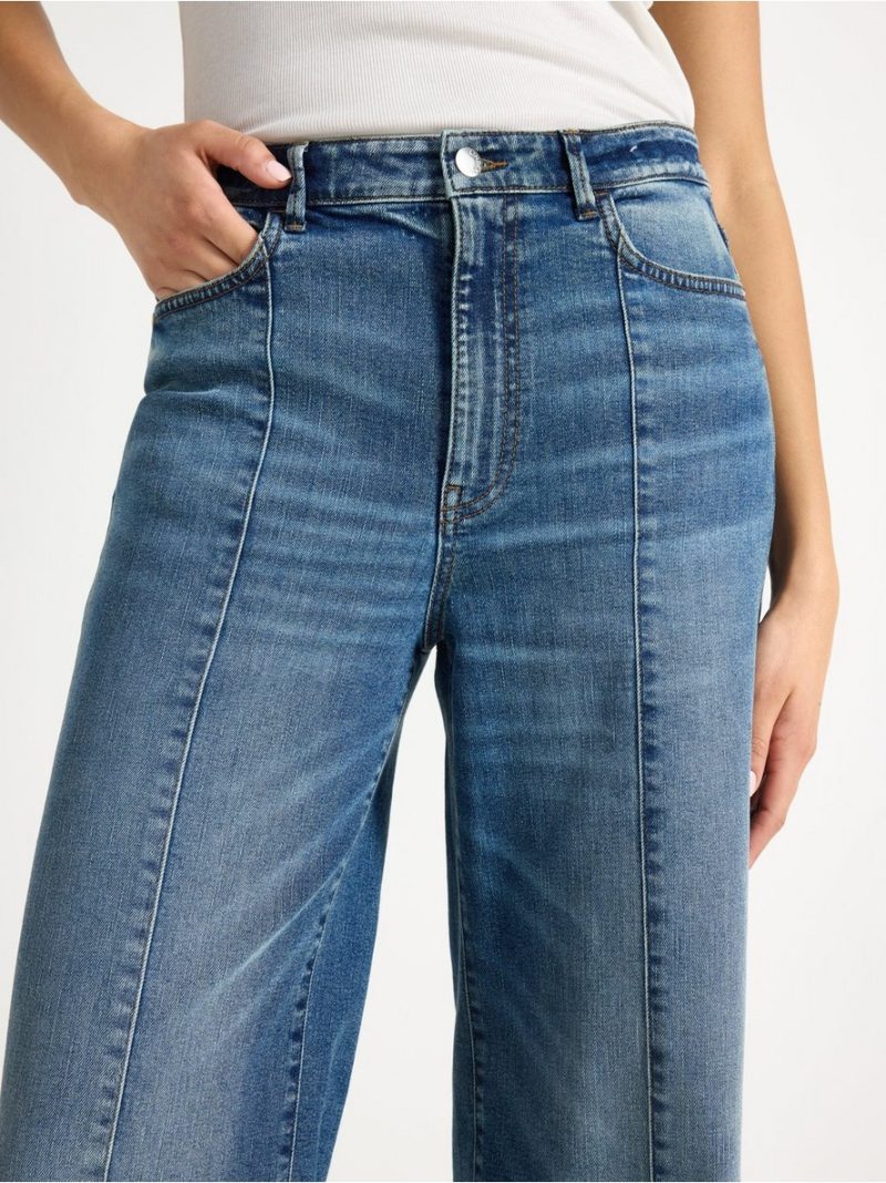 Wide jeans with high waist - 3010732-790