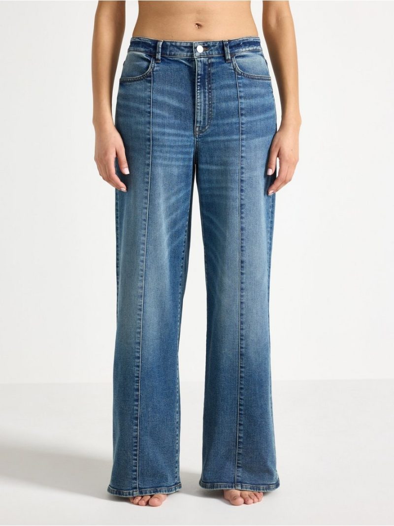 Wide jeans with high waist - 3010732-790