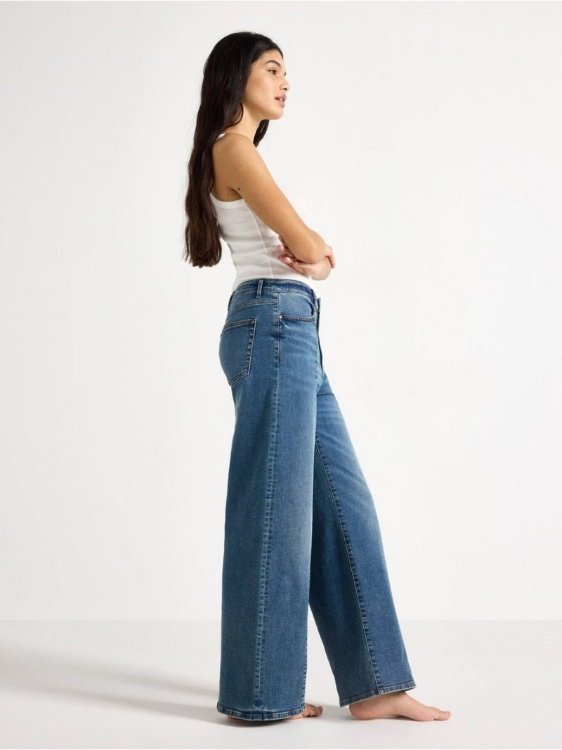 Wide jeans with high waist - 3010732-790