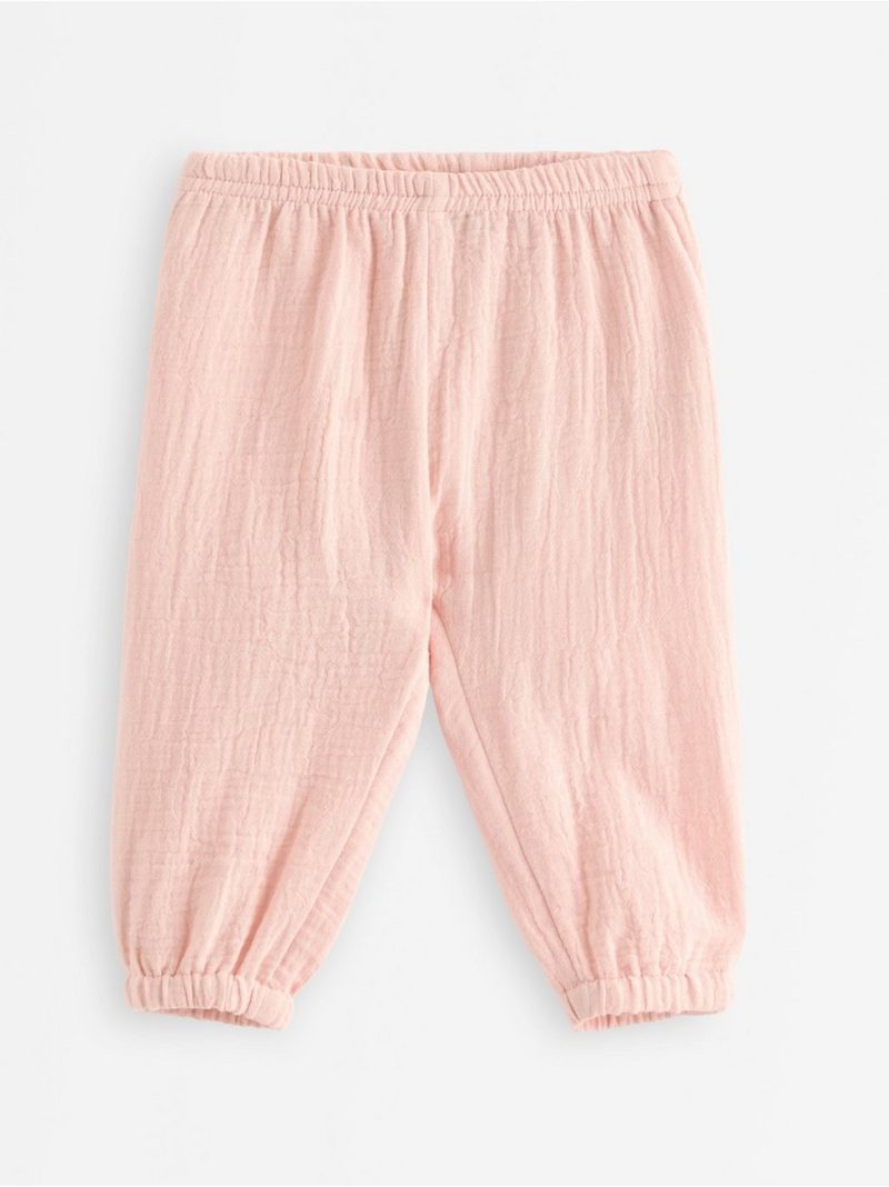 Trousers in cotton gauze - 3010761-6928
