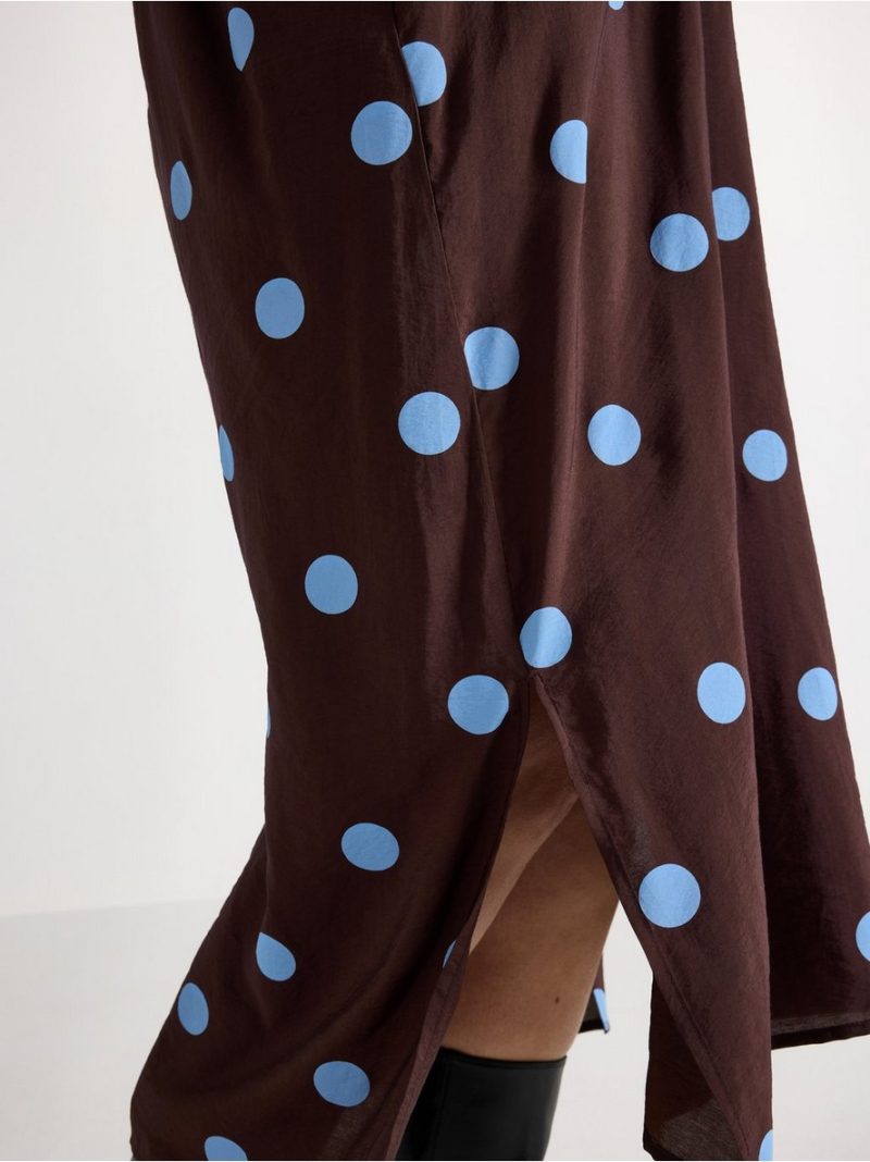 Midi dress with puff sleeves - 3010968-1863