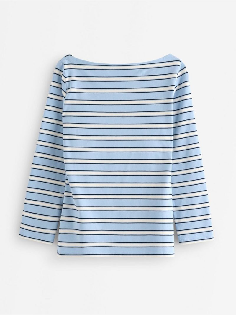 Striped cotton top - 7978259-2207