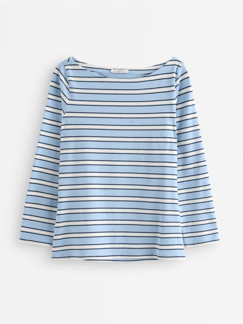 Striped cotton top - 7978259-2207