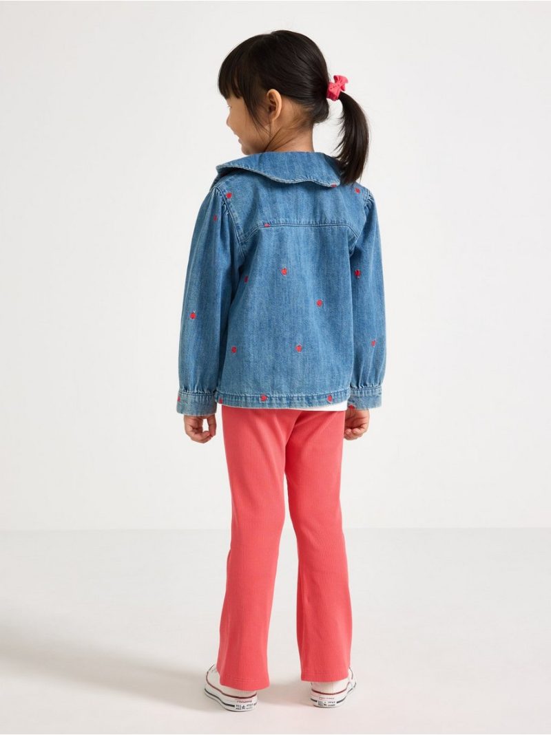 Ribbed flared leggings - 3004044-6826