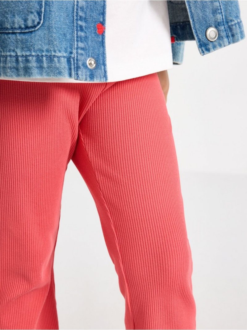 Ribbed flared leggings - 3004044-6826