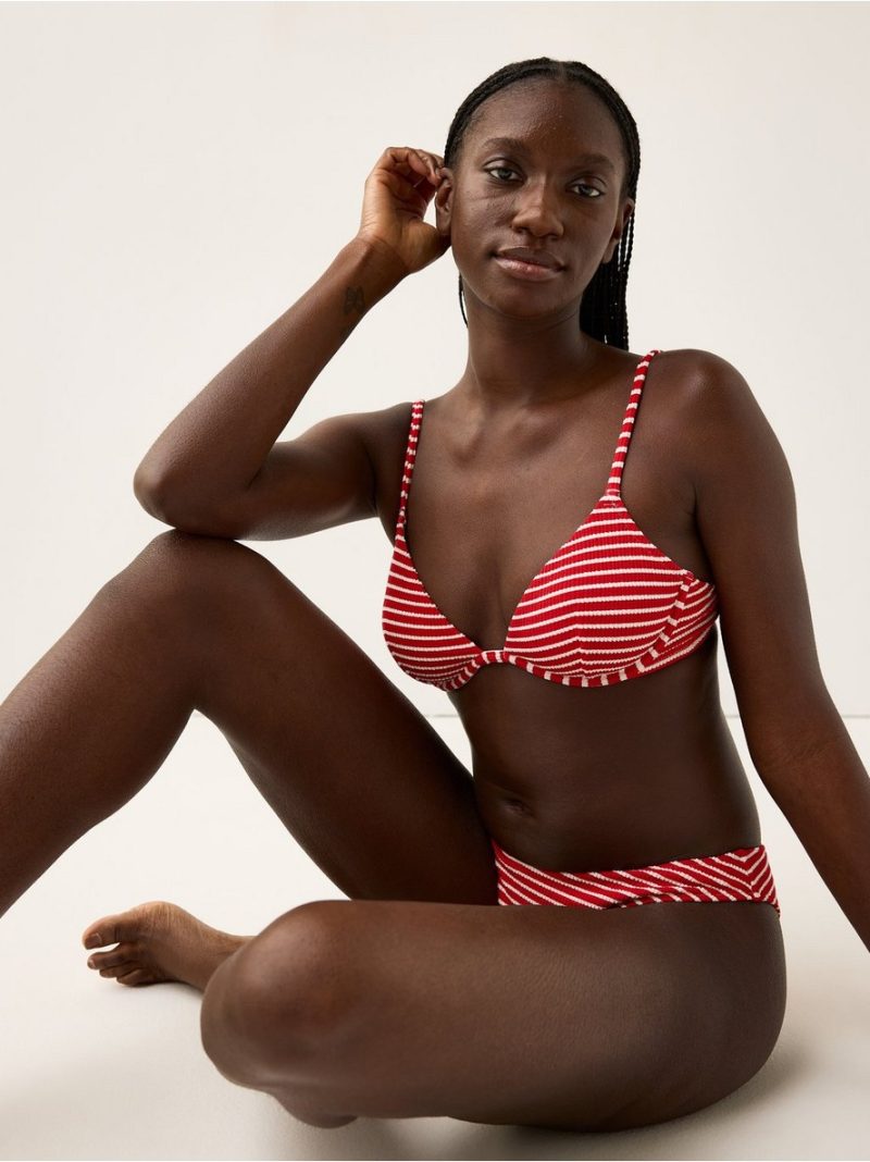 Unpadded bikini bra with underwire - 3004188-6969