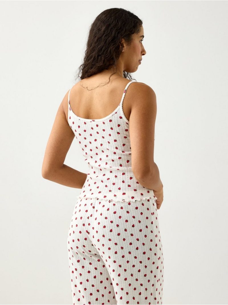 Pyjama top in pointelle - 3004226-7471