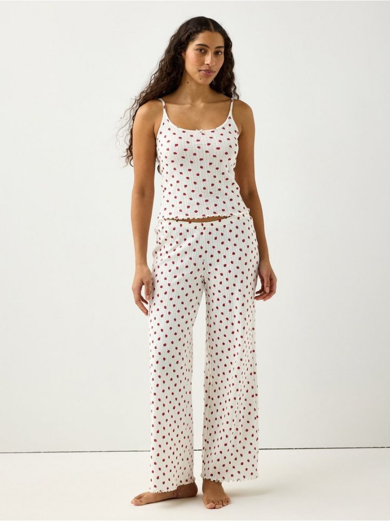 Pyjama top in pointelle - 3004226-7471