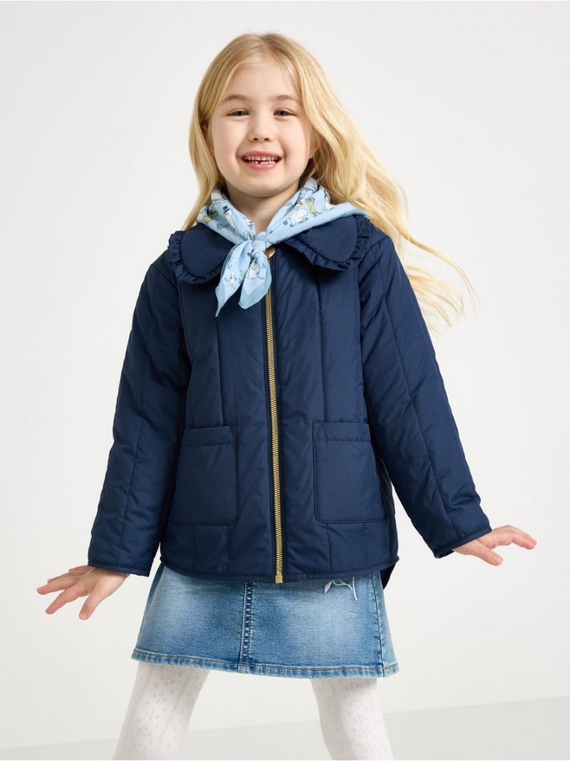 Water repellent jacket with collar - 3004234-1957