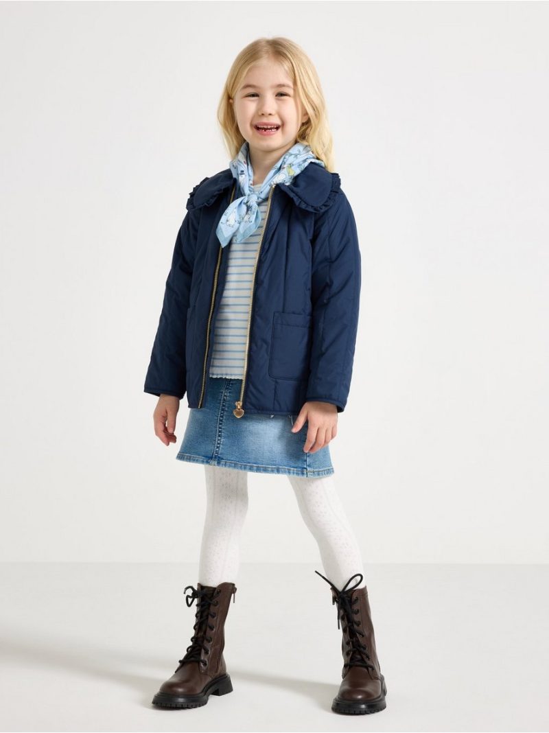 Water repellent jacket with collar - 3004234-1957