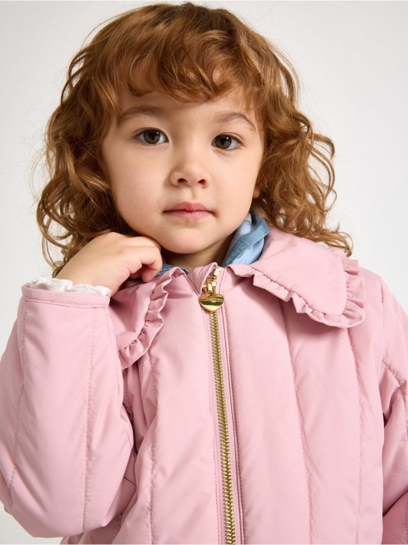 Water repellent jacket with collar - 3004234-6950