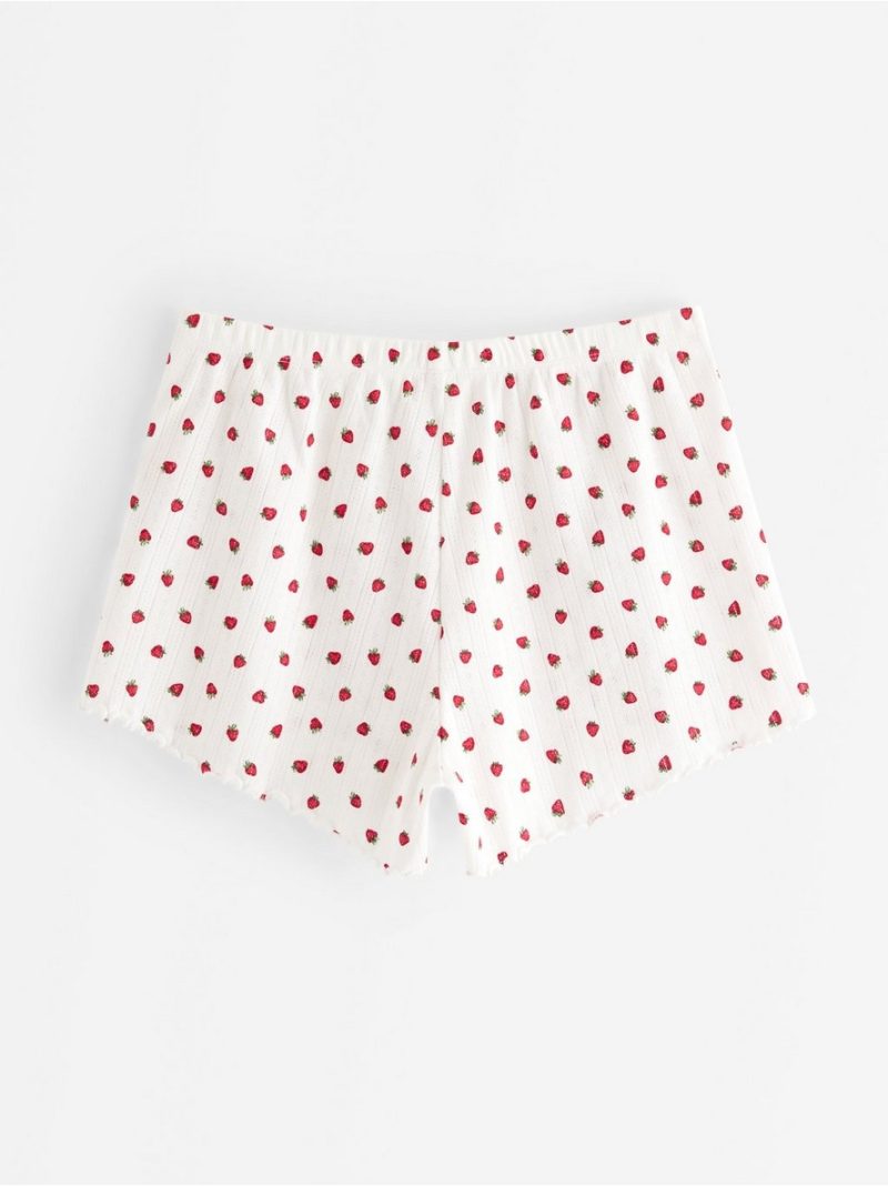 Pyjama shorts in pointelle - 3005277-7471