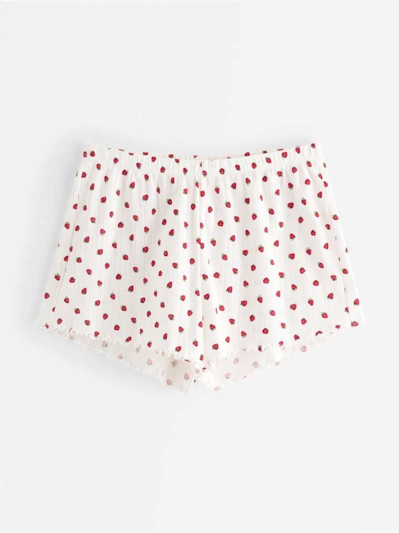 Pyjama shorts in pointelle - 3005277-7471