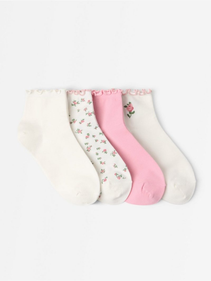 4-pack high ankle socks - 3006091-7955