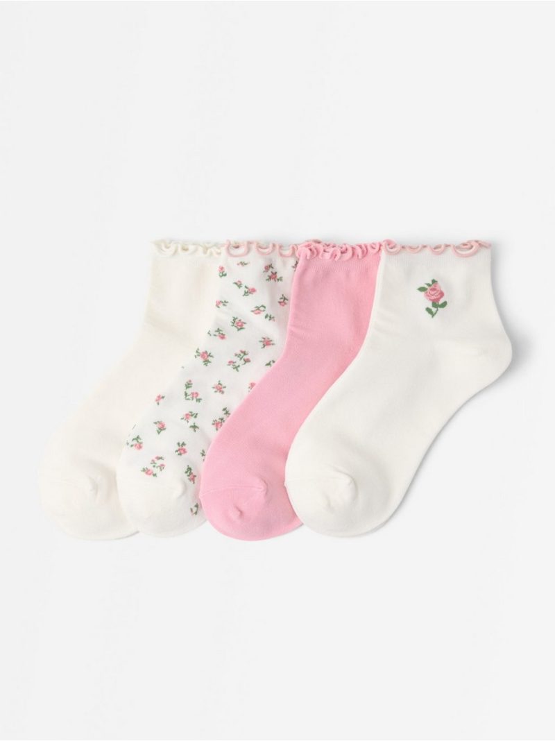 - 4-pack high ankle socks 4-pack high ankle socks - 3006091-7955