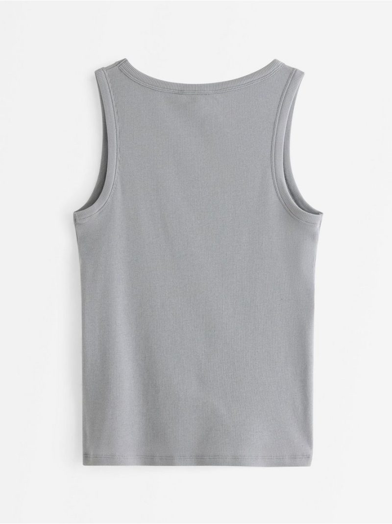 Ribbed tank top - 3008581-9853