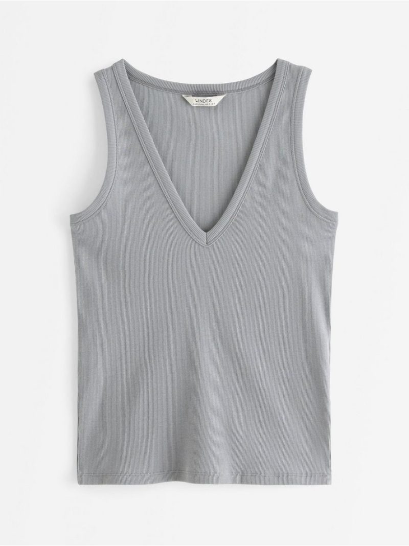 Ribbed tank top - 3008581-9853