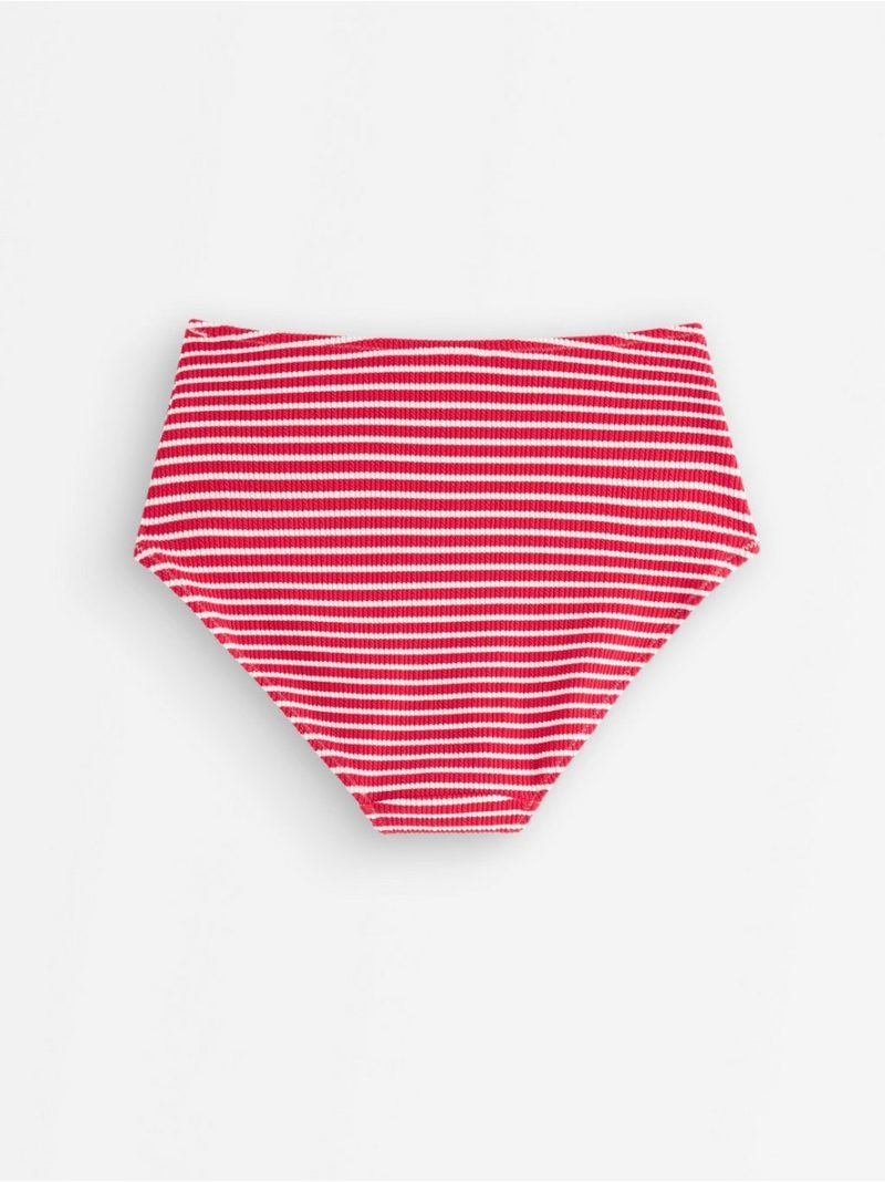 Crinkled bikini bottom with high waist - 3009160-6969
