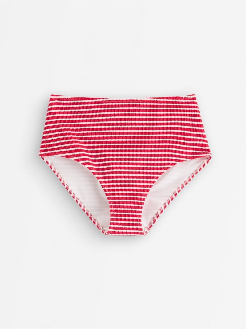 Crinkled bikini bottom with high waist - 3009160-6969