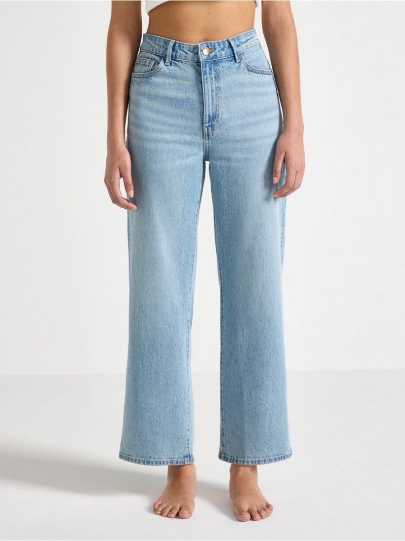 WIDE Hanna cropped  jeans with light stretch - 3009465-766