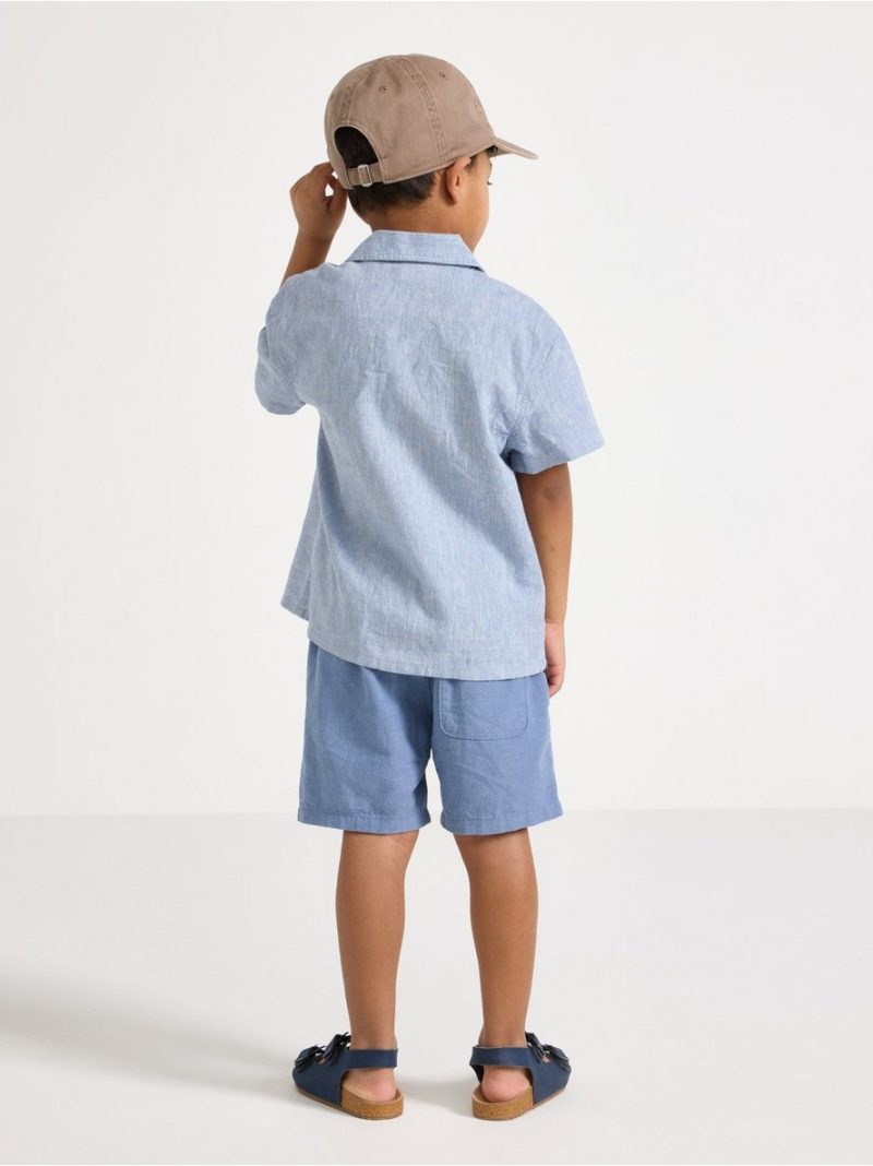 Shorts in linen blend - 3009486-1141