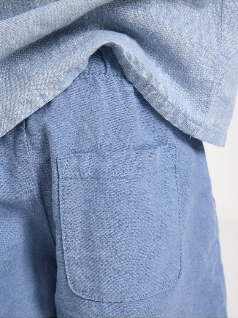 Shorts in linen blend - 3009486-1141