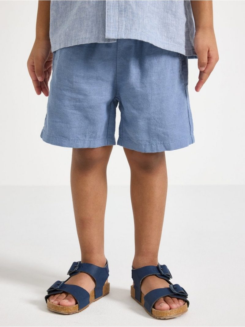 Shorts in linen blend - 3009486-1141