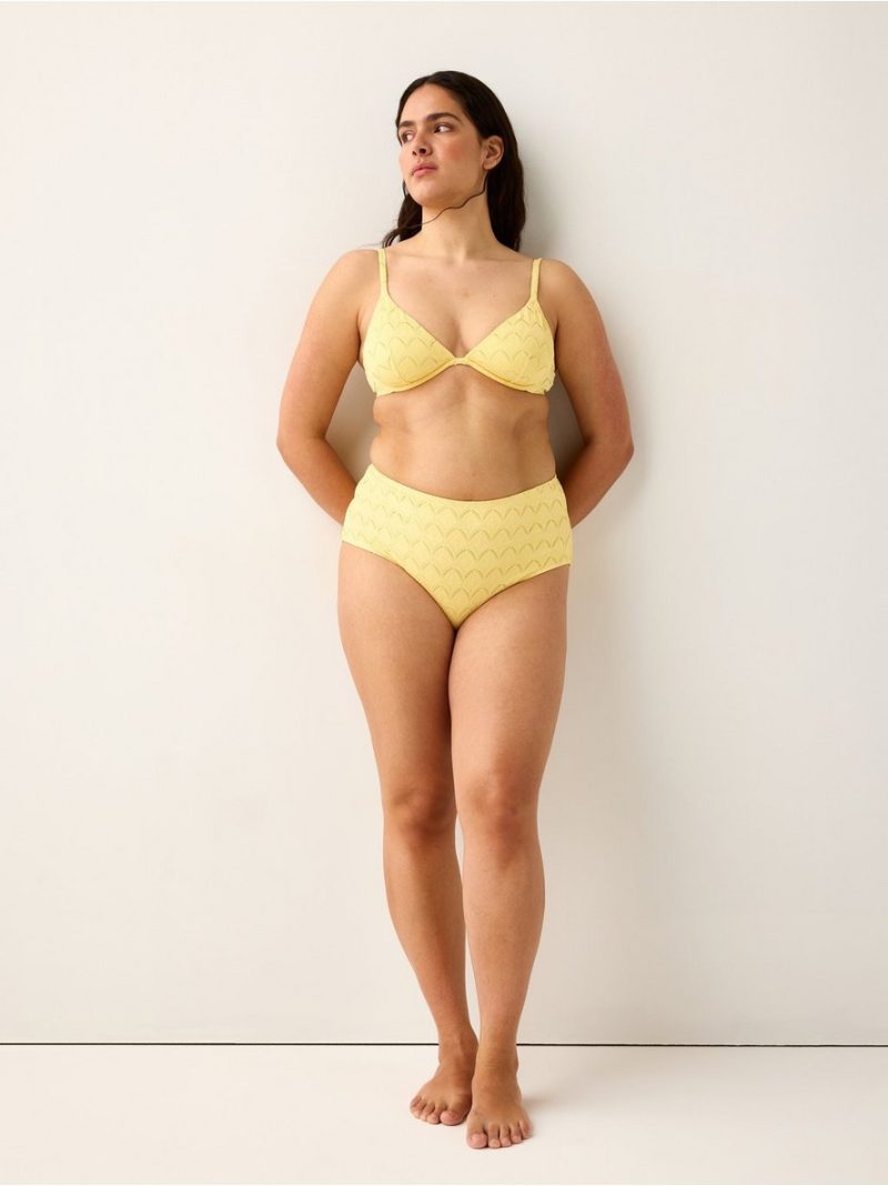 Bikini bottom with high waist - 3009492-3876