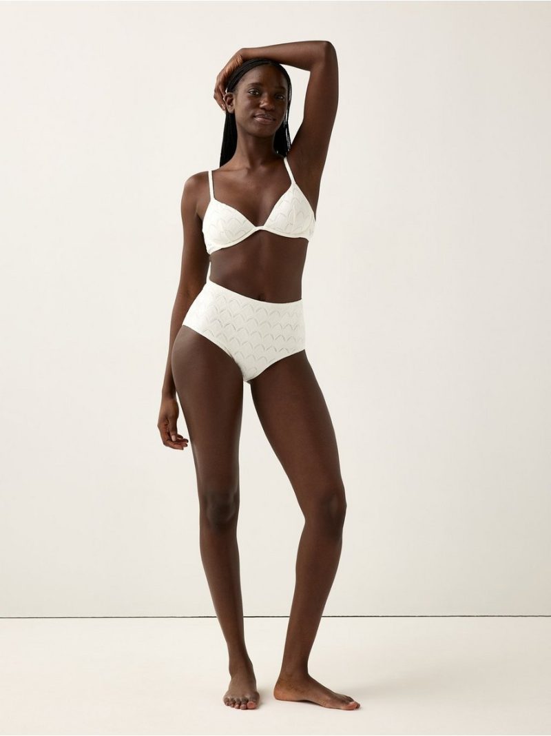 Bikini bottom with high waist - 3009492-6886