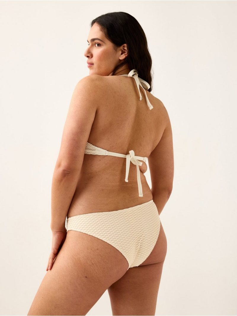 Pattern-knit bikini bra with underwire - 3009514-1006