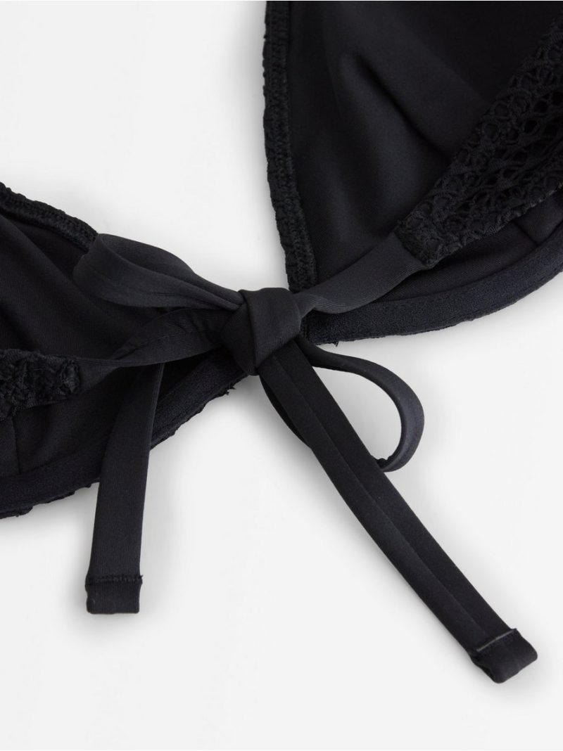 Pattern-knit bikini bra with underwire - 3009514-80