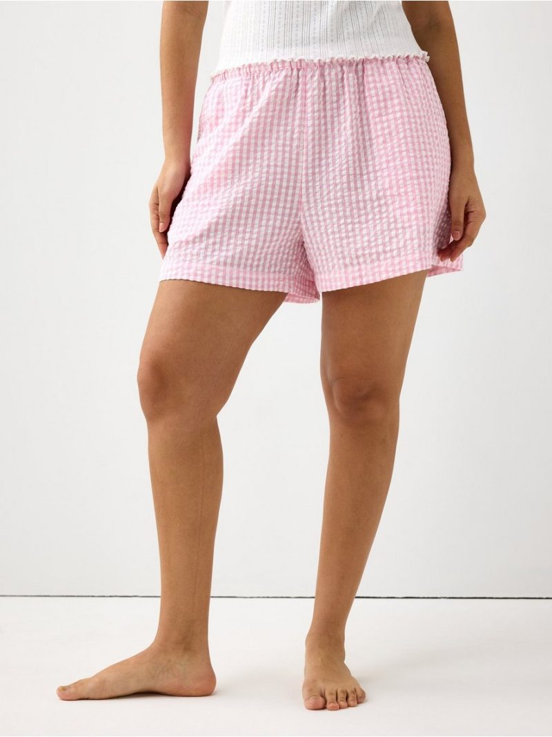 Pyjama shorts in seersucker - 3009516-2151