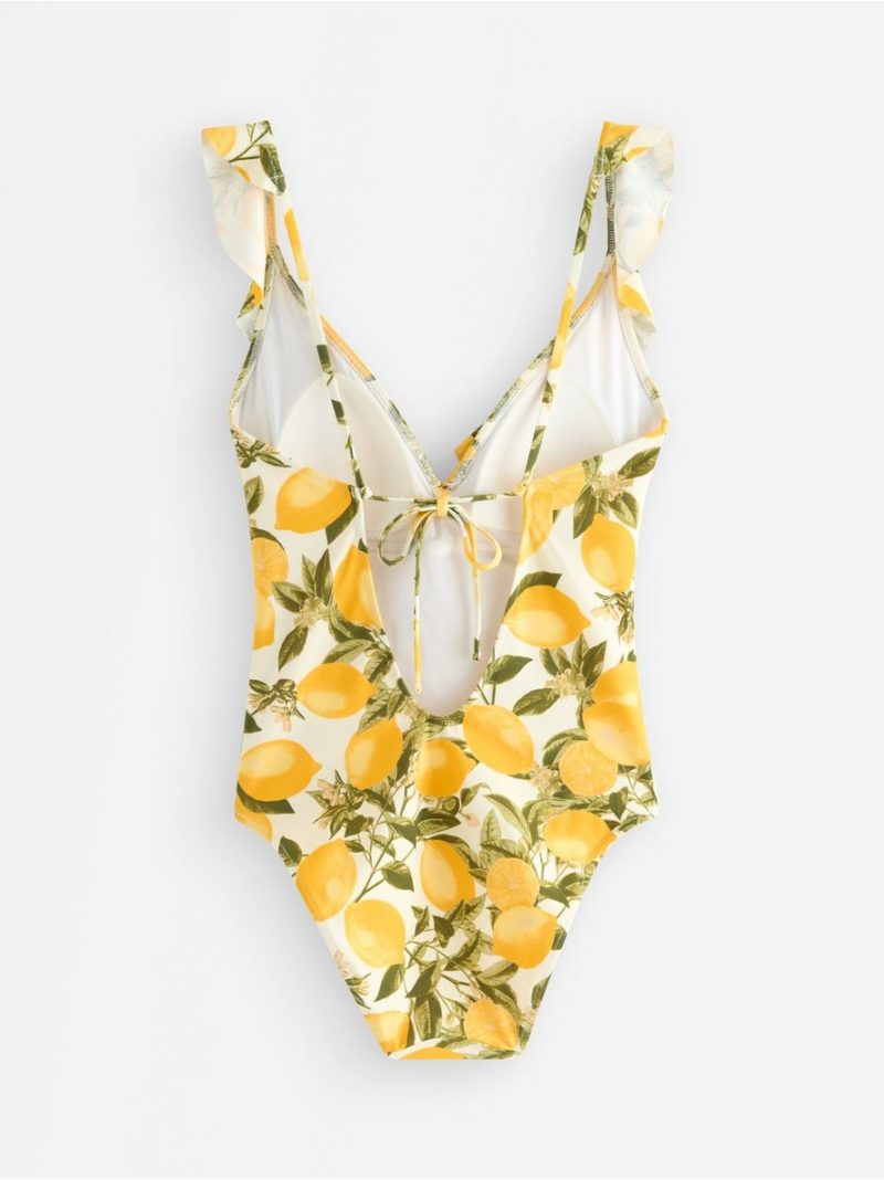 Swimsuit with flounce - 3009535-597