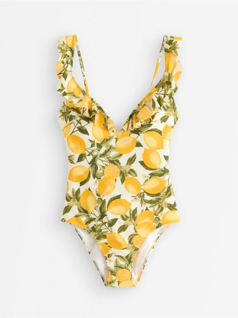 Swimsuit with flounce - 3009535-597