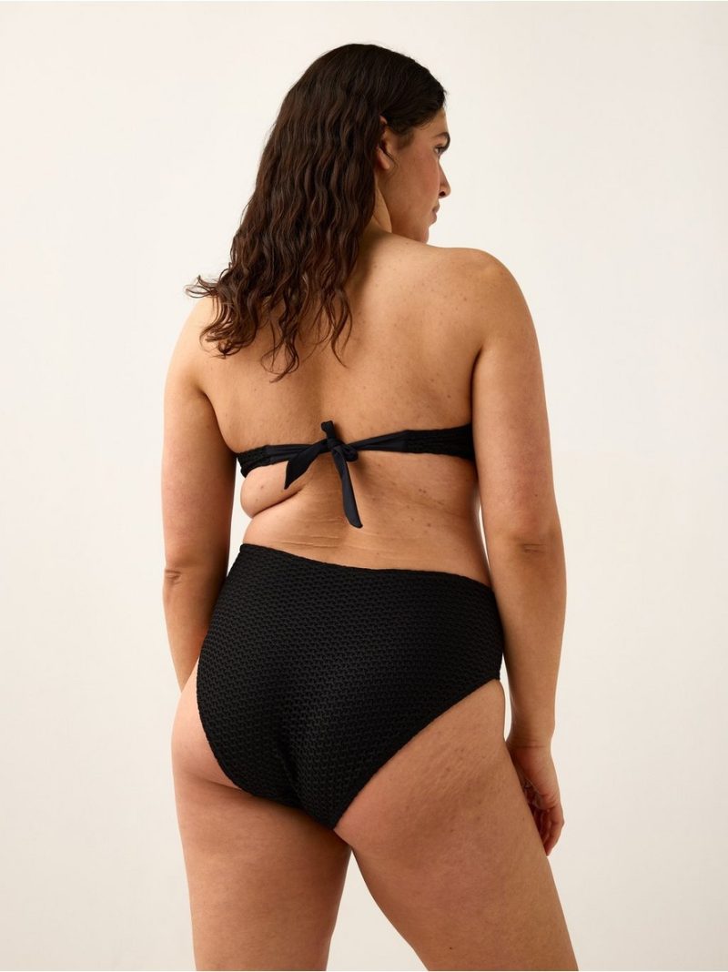 Pattern-knit bikini bottom - 3009539-80