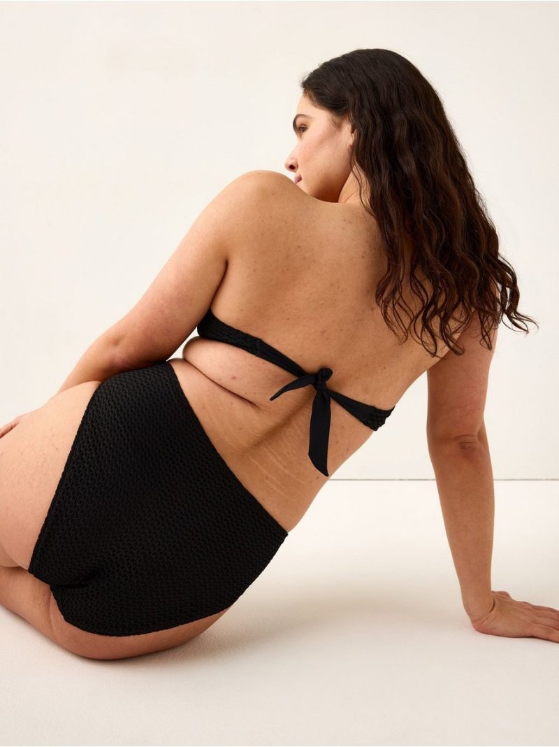 Pattern-knit bikini bottom - 3009539-80